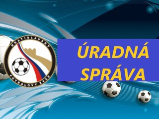 ÚRADNÁ SPRÁVA Č.19 ZO DŇA 08.11.2024