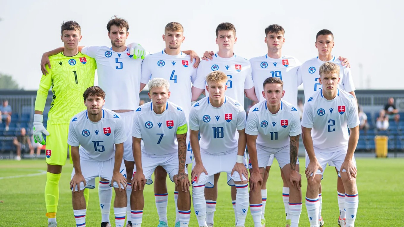 Reprezentácia do 19 rokov pred zápasom Slovensko – Gruzínsko v Dunajskej Strede.