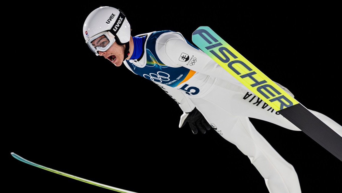 Slovenský skokan na lyžiach Hektor Kapustík