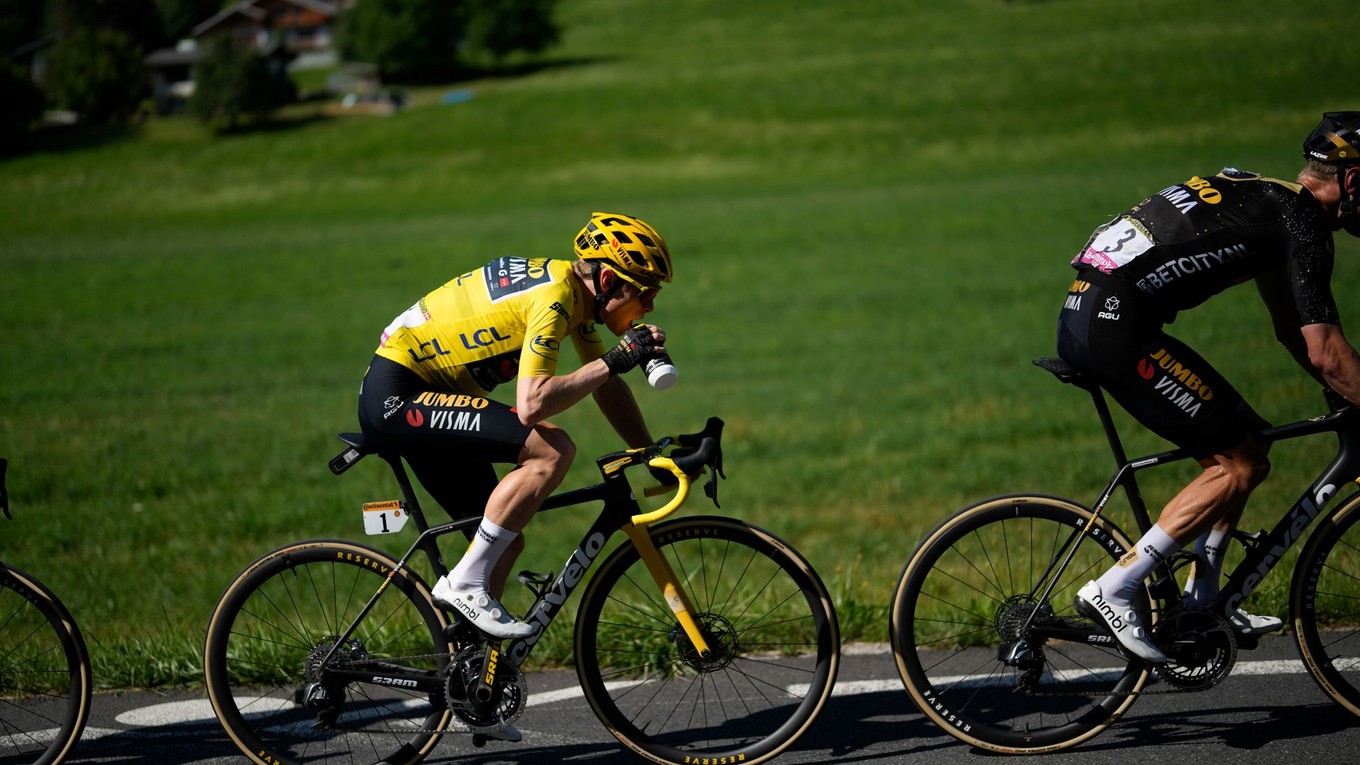 Dánsky cyklista Jonas Vingegaard počas 14. etapy Tour de France 2023.