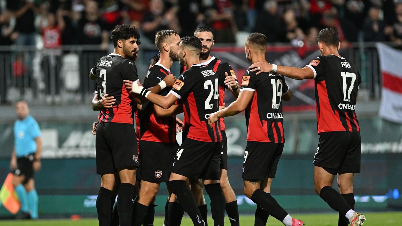 Futbalisti Spartaka Trnava.