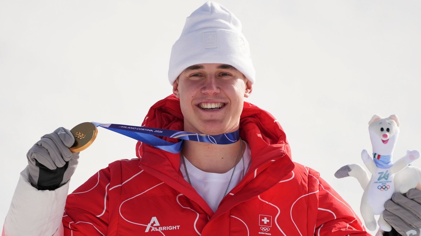 Olympijský šampión Franjo von Allmen.