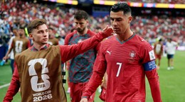 Francisco Conceicao a Cristiano Ronaldo po zápase Portugalsko - DR Kongo na MS vo futbale 2026.