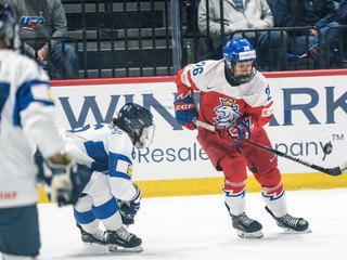Momentka zo zápasu Česko - Fínsko na MS v hokeji žien