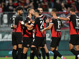 Futbalisti Spartaka Trnava.