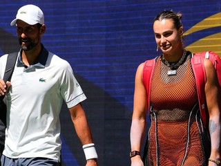 Novak Djokovič a Aryna Sabalenková