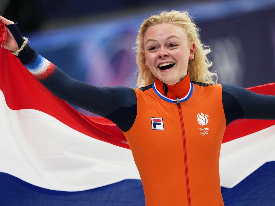 Xandra Velzeboerová sa raduje zo zlatej medaily