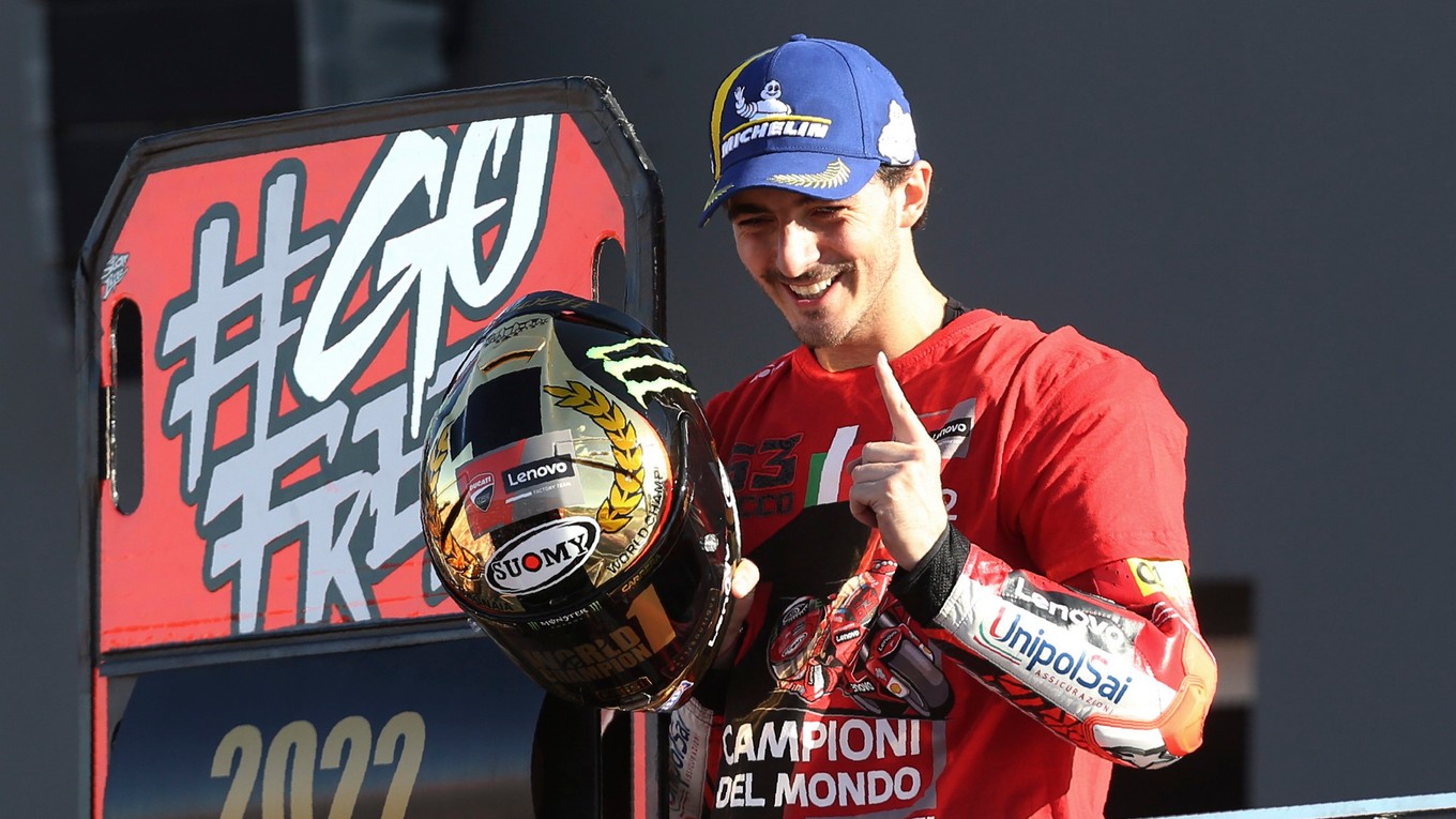 Francesco Bagnaia sa stal majstrom sveta MotoGP 2022.