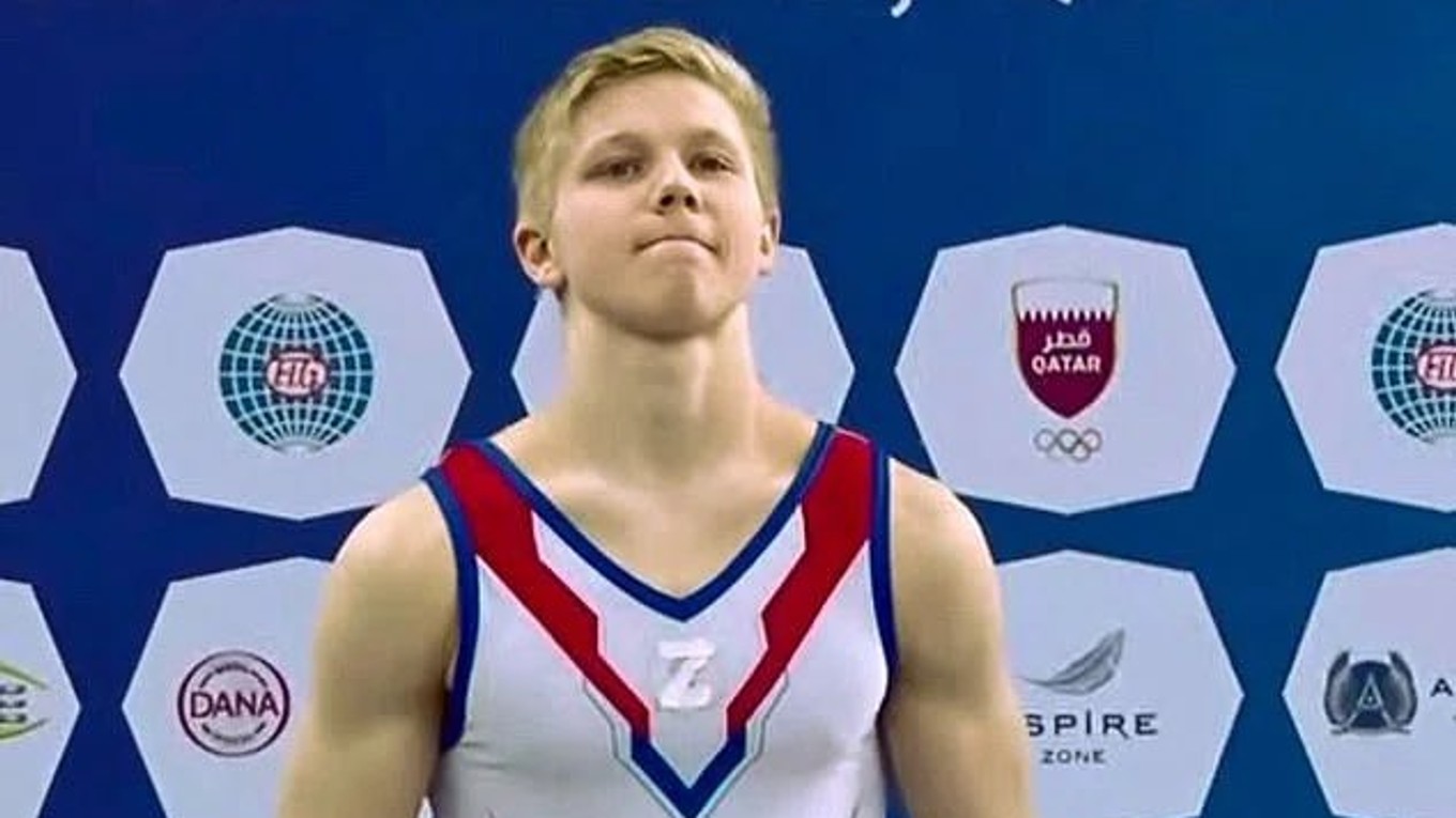 Ruský gymnasta Ivan Kuljak.