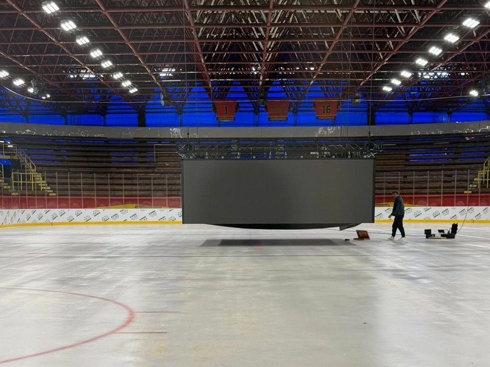 Štadión Vladimíra Dzurillu v Ružinove po malej rekonštrukcii. 