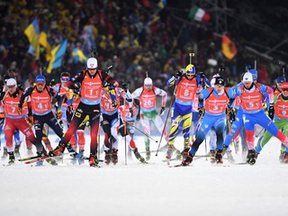 Biatlonisti, ilustračná fotografia.