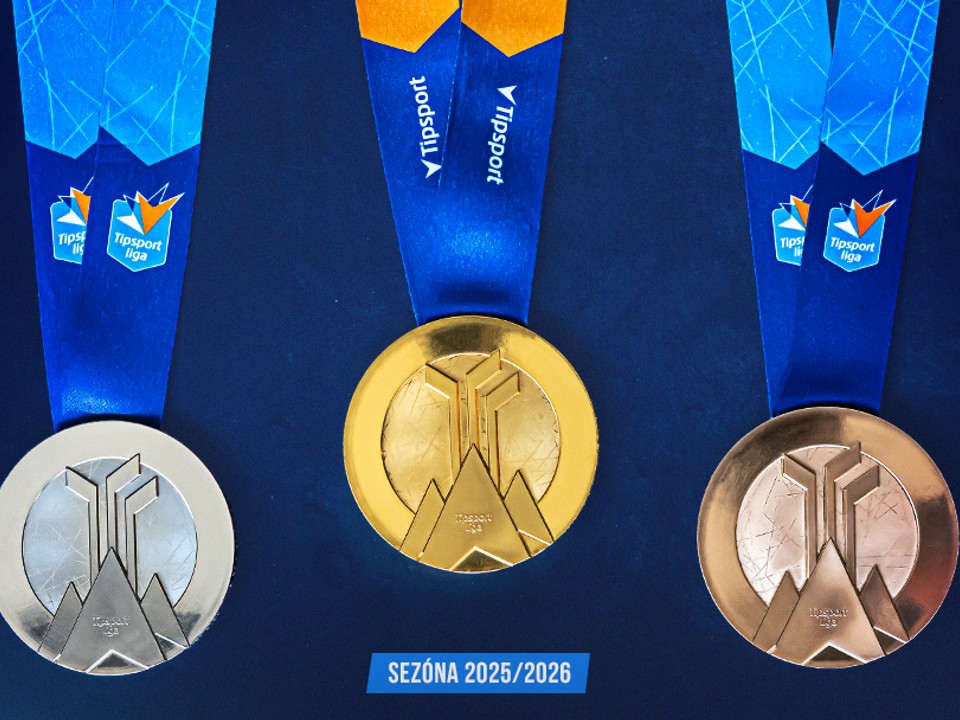 Medaily pre najlepšie tímy Tipsport ligy.