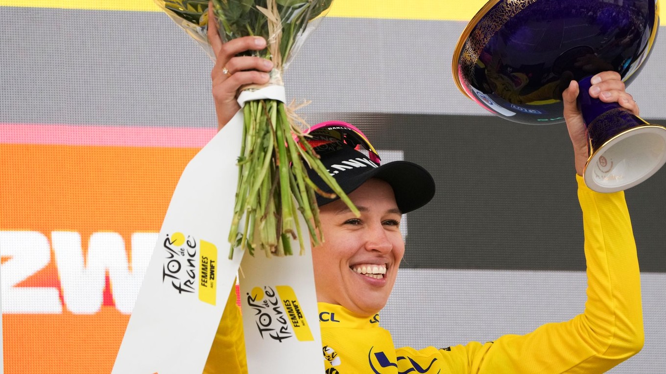 Poľská cyklistka Katarzyna Niewiadomá sa stala víťazkou Tour de France Femmes 2024.