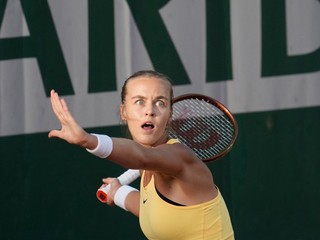 Anna Karolína Schmiedlová počas 1. kola na Roland Garros.