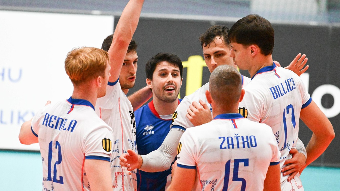 Radosť hráčov zo Slovenska