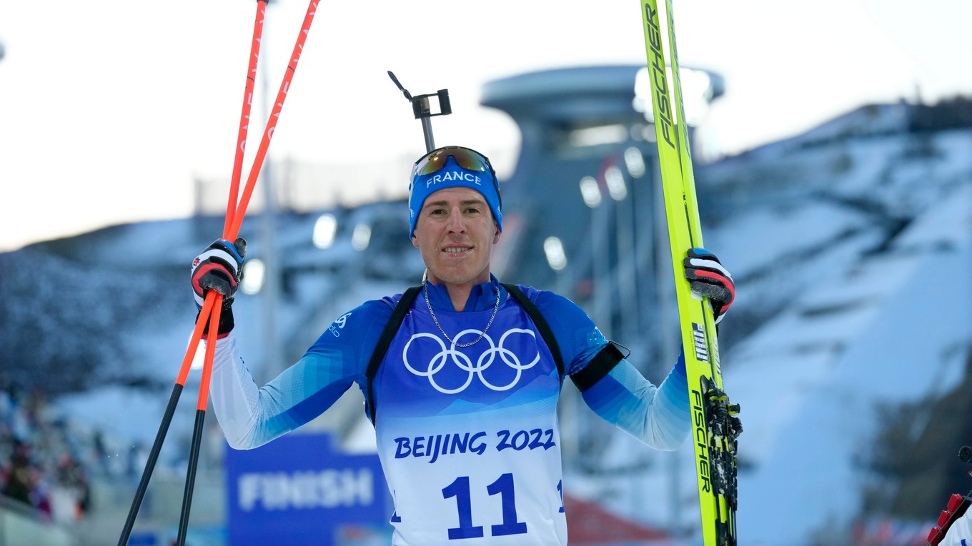 Francúzsky biatlonista Quentin Fillon Maillet získal zlatú medailu na ZOH 2022. 