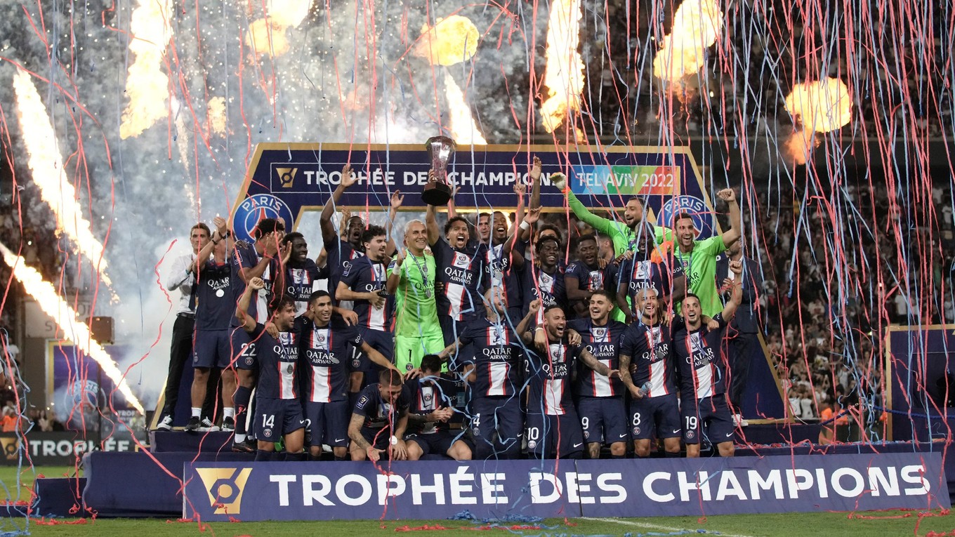 Futbalisti Paríž St. Germain získali francúzsky Superpohár 2022.