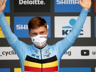 Belgický cyklista Remco Evenepoel. 