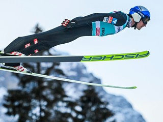 Ilustračná fotka - skoky na lyžiach.