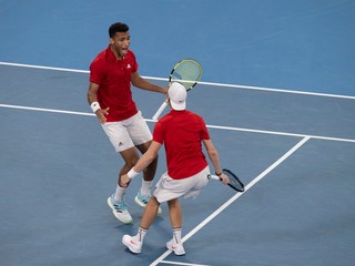 Felix Auger-Aliassime (vľavo) a Denis Shapovalov: Kanada vyhrala ATP Cup 2022.