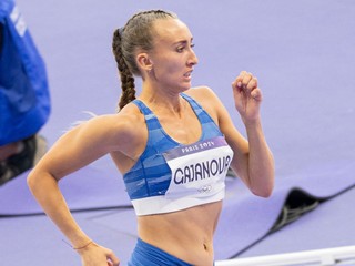 Slovenská atlétka Gabriela Gajanová počas OH 2024.