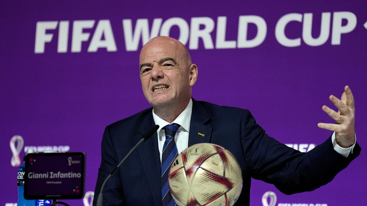 Prezident FIFA Gianni Infantino.