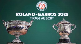 Trofeje pre víťazov French Open.