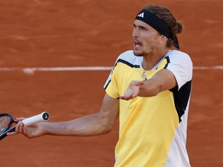 Alexander Zverev počas finále Roland Garros 2024.