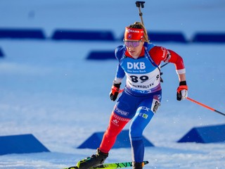 Paulína Bátovská Fialková počas šprintu v nórskom stredisku Holmenkollen 2025.