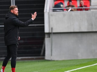 Hlavný tréner FC ViOn Zlaté Moravce Roman Hudec.