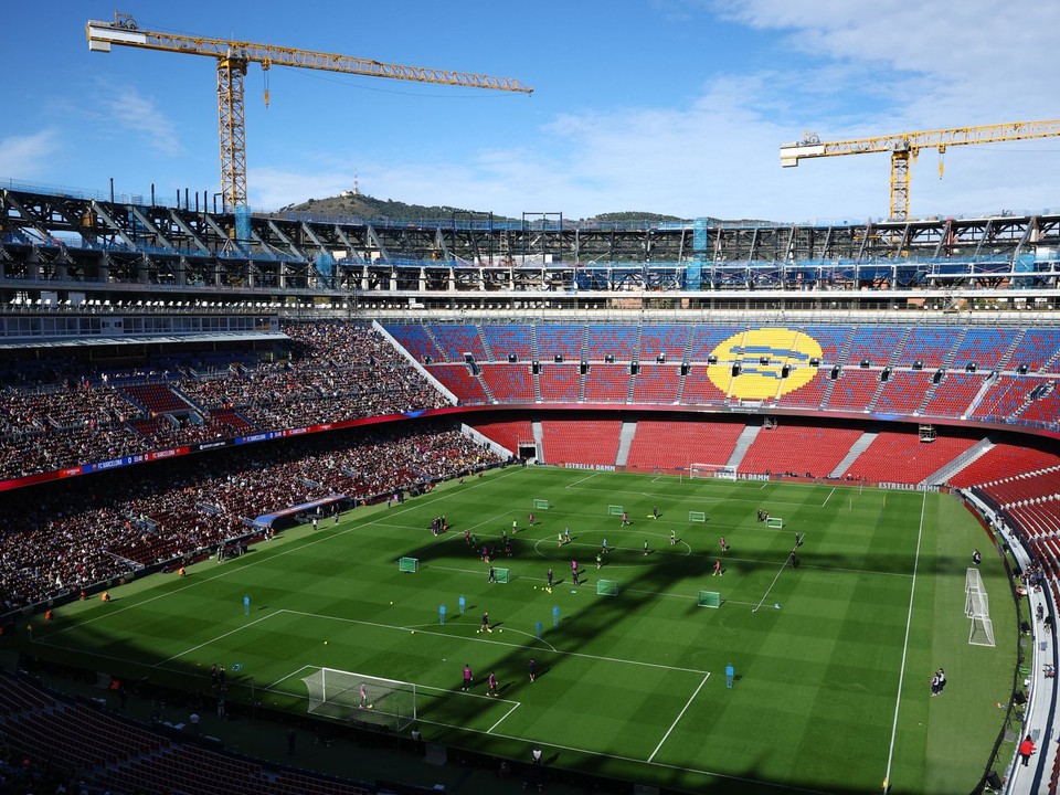 Štadión Camp Nou.