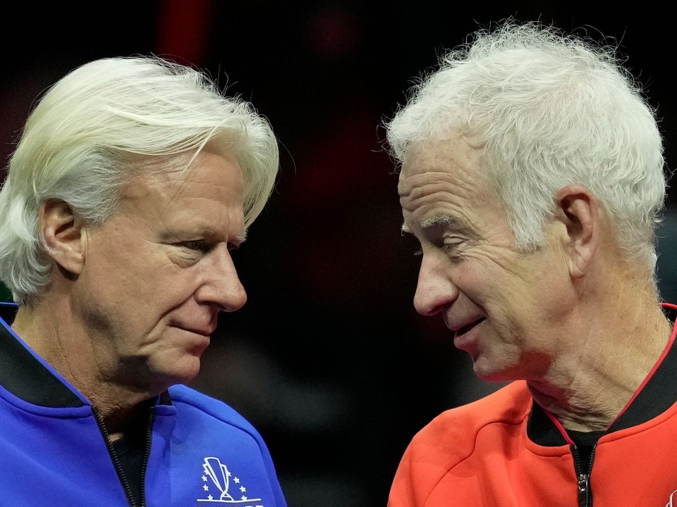 Bjorn Borg a John McEnroe