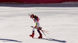 Mikaela Shiffrinová na ZOH 2022 v Pekingu.
