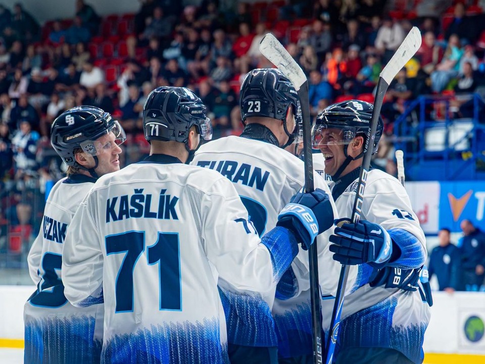 Hokejisti HC Slovan Bratislava. 