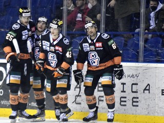 Radosť hokejistov HC Košice.