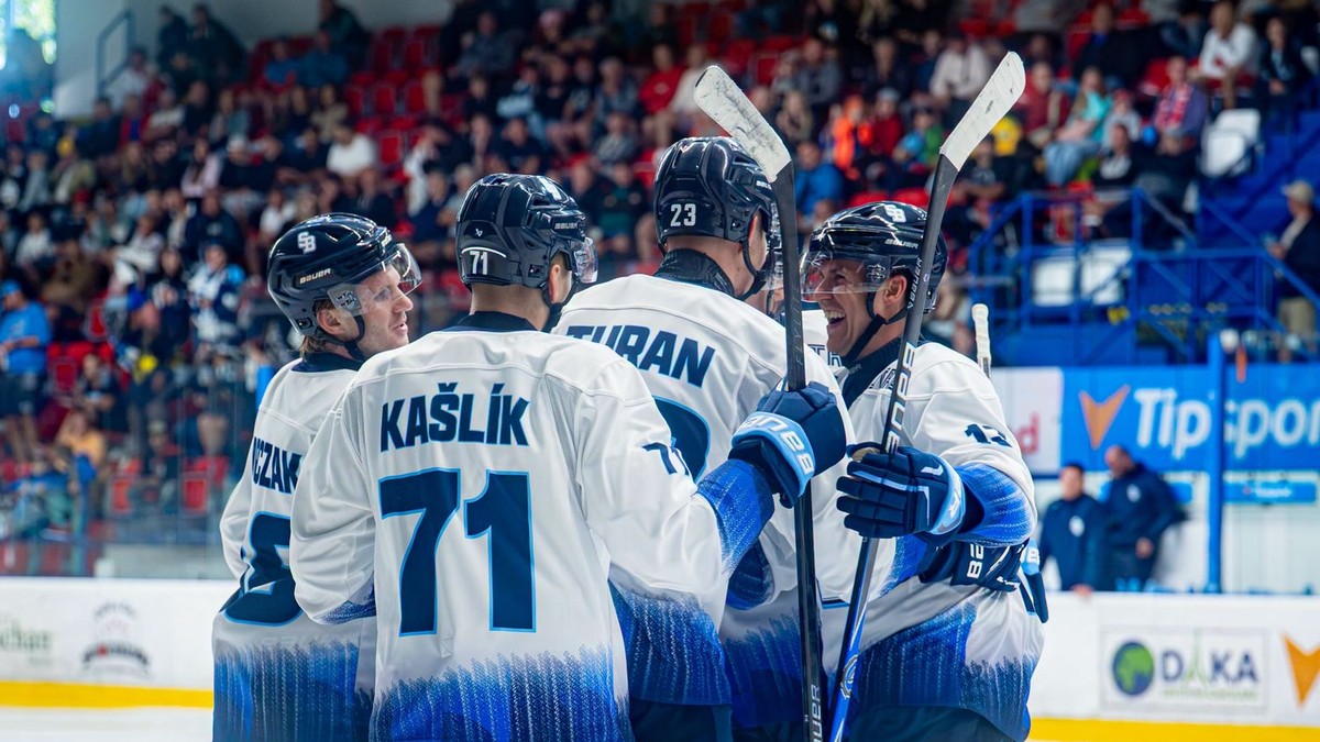 Hokejisti HC Slovan Bratislava.