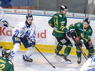 Momentka zo zápasu Levice - Martin