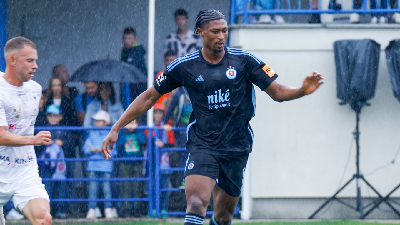 Momentka zo zápasu.