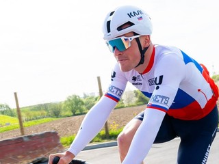 Slovenský cyklista Lukáš Kubiš.