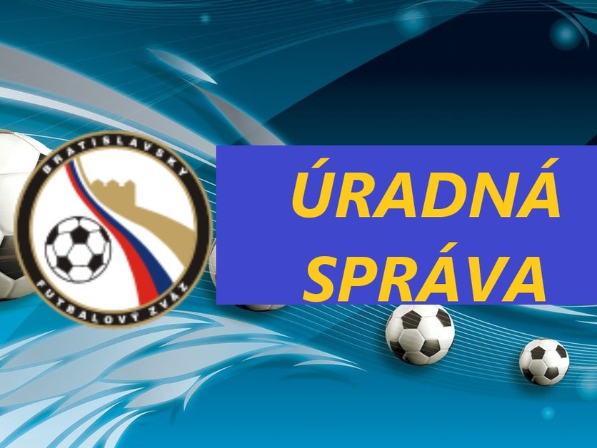 ÚRADNÁ SPRÁVA Č.20 ZO DŇA 15.11.2024