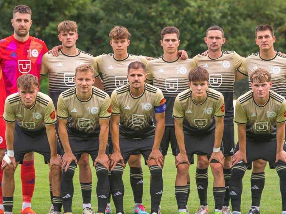 Futbalisti Slávia TU Košice.