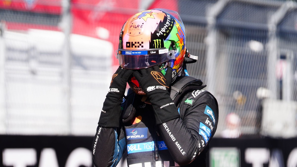 Sklamaný Lando Norris po Veľkej cene Španielska 2026.