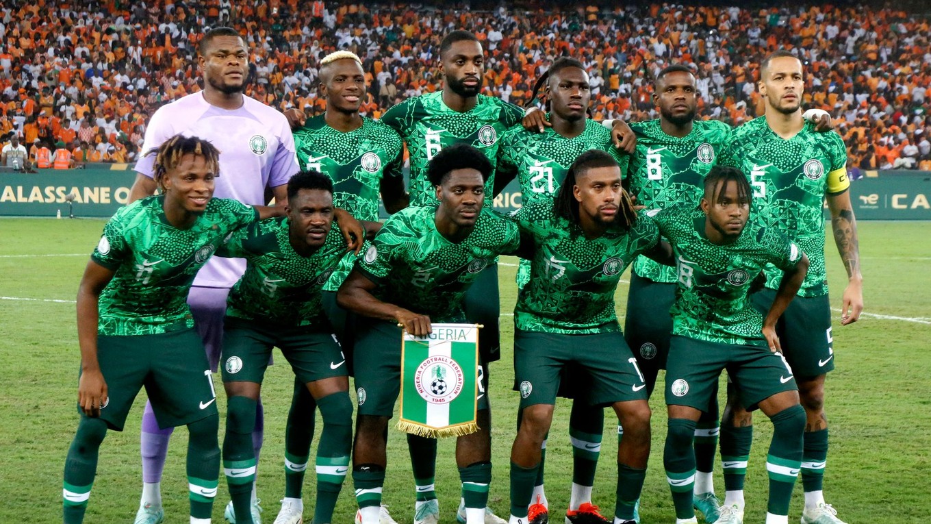 Futbalisti Nigérie. 