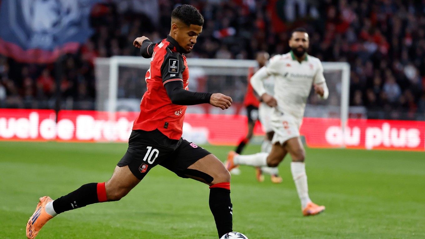 Momentka hráča Rennes.