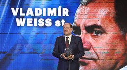 Tréner Vladimír Weiss starší získal cenu Tréner roka v ankete Futbalista roka 2022.