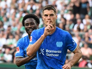 Patrik Schick oslavuje gól. 