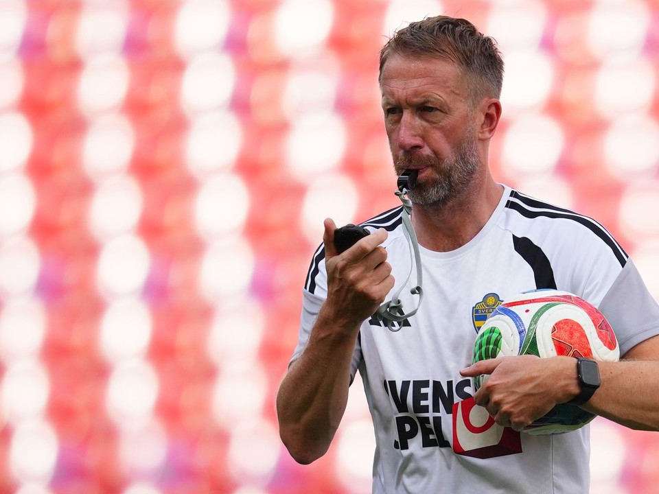 Švédsky tréner Graham Potter.