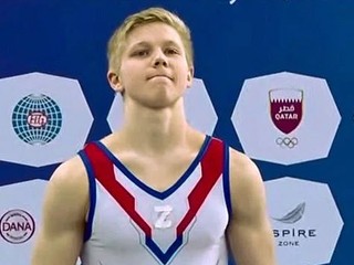 Ruský gymnasta Ivan Kuljak.