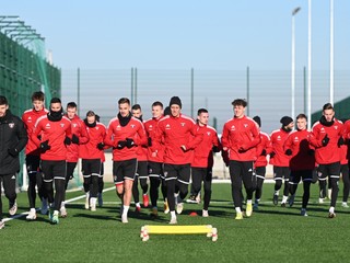 Futbalisti Spartaka Trnava počas zimnej prípravy.