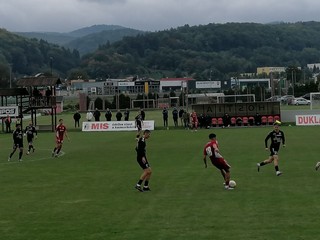 Momentka zo zápasu Banská Bystrica B - Rimavská Sobota.